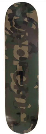 Supreme Camo Logo Skateboard Deck