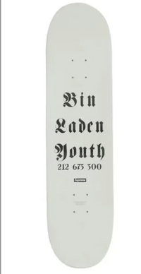 Supreme Dash Snow Skateboard Deck White