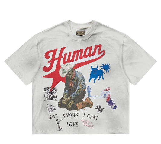 ALL HUMAN LOVE ME HATE ME T-SHIRT