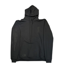 Chrome Hearts Black Tonal Miami Exclusive Logo Hoodie