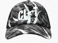 BAPE x CLOT Egra Camo Trucker Cap